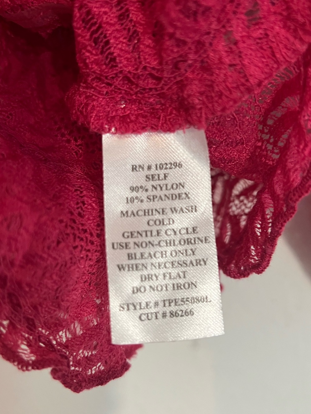 Connected Apparel Hot Pink Shrug Crochet Open Cardigan Size 18W - Picture 9 of 9